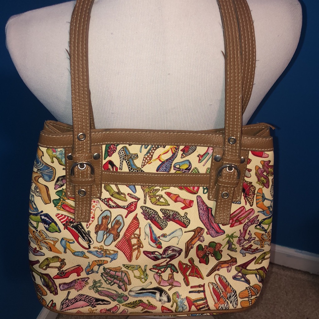Shoe Patterned Handbag